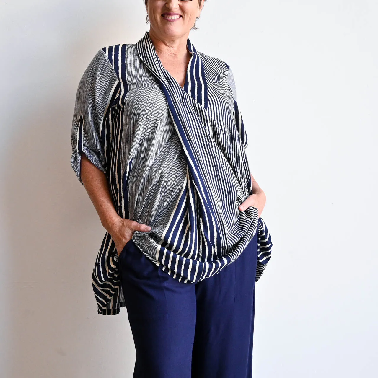 Apres Spa Tunic - Stripe