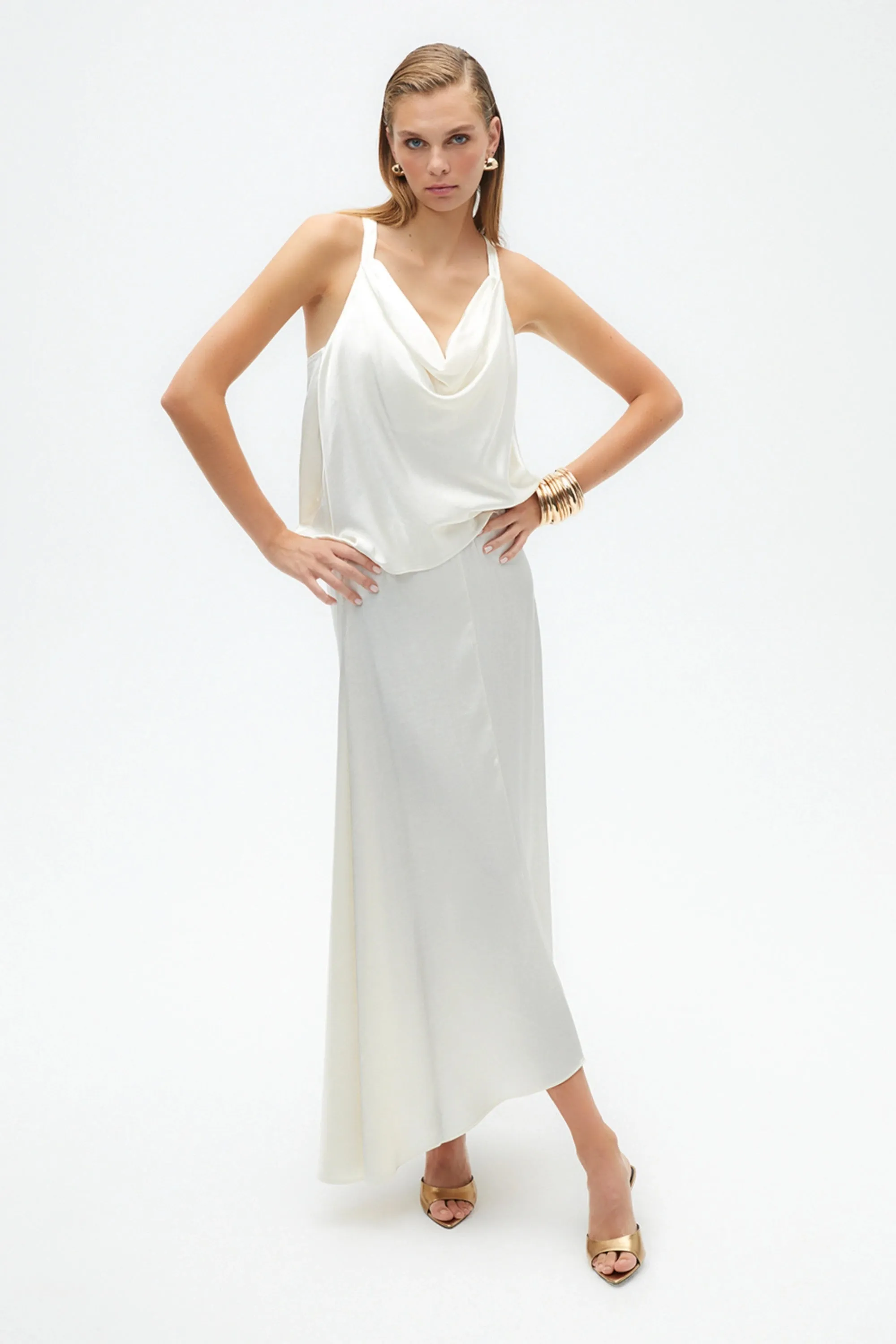 Asymmetrical Long Skirt (Final Sale)