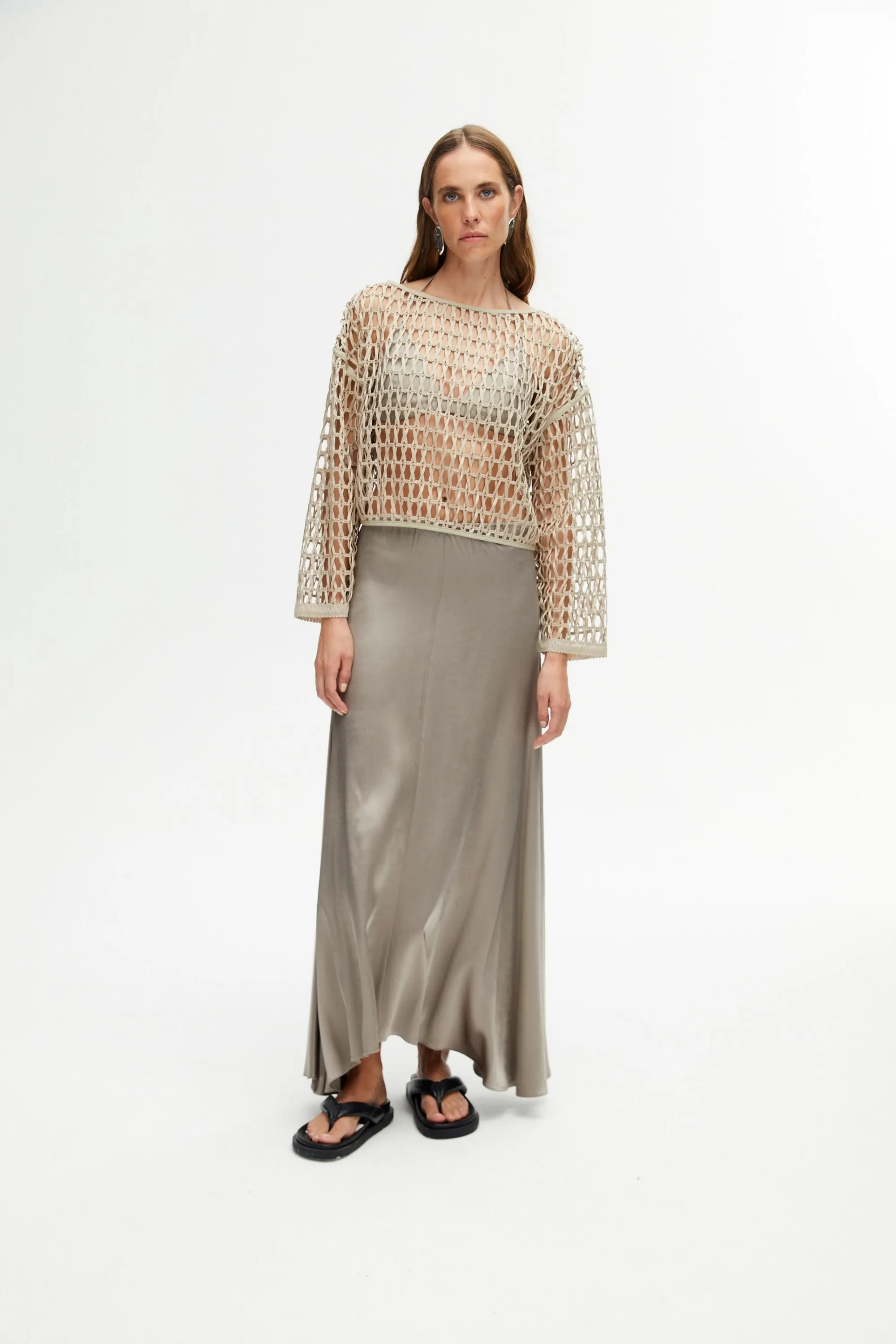 Asymmetrical Long Skirt (Final Sale)
