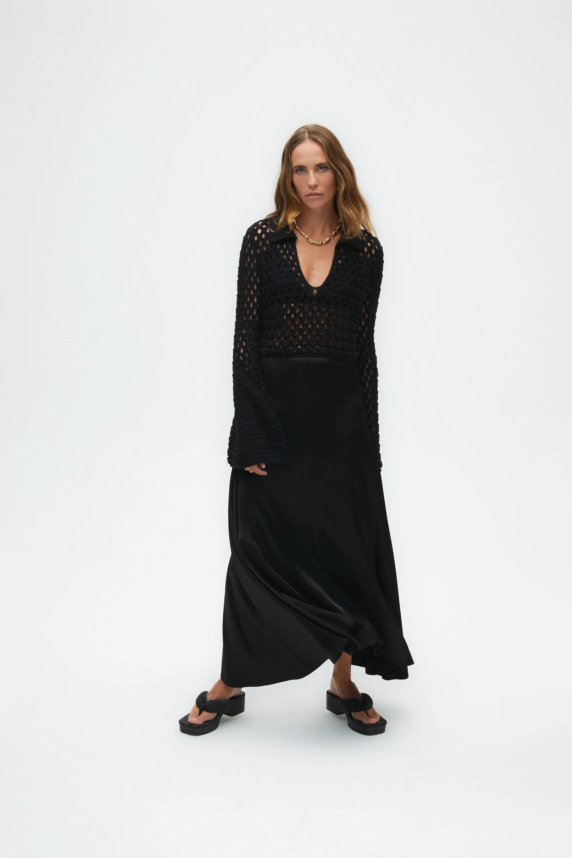 Asymmetrical Long Skirt (Final Sale)