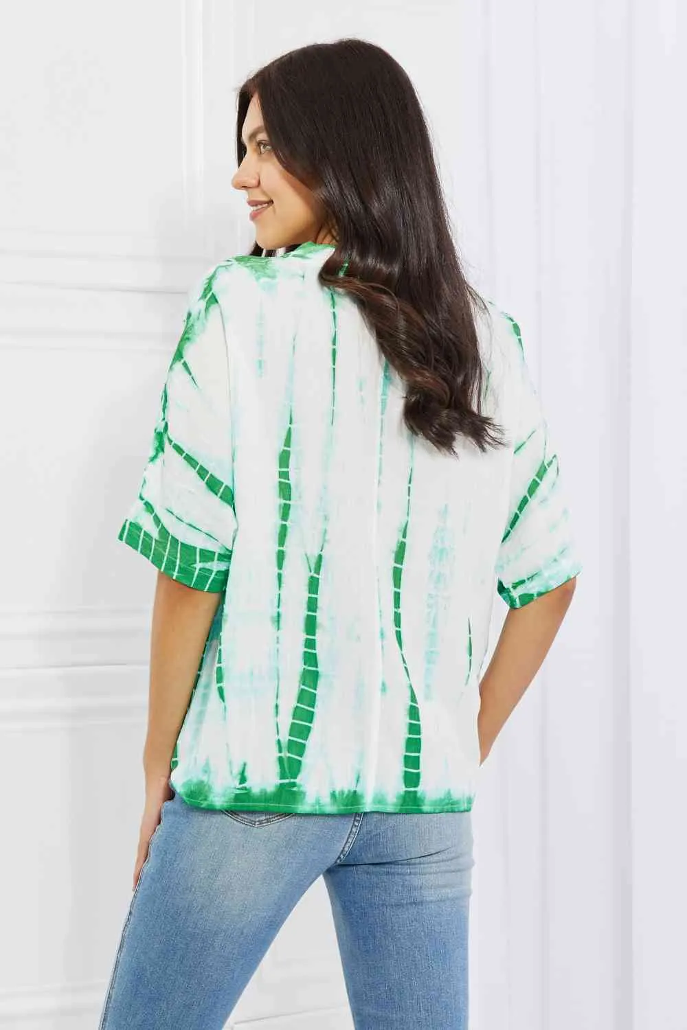Beachy Keen Full Size Tie-Dye Top
