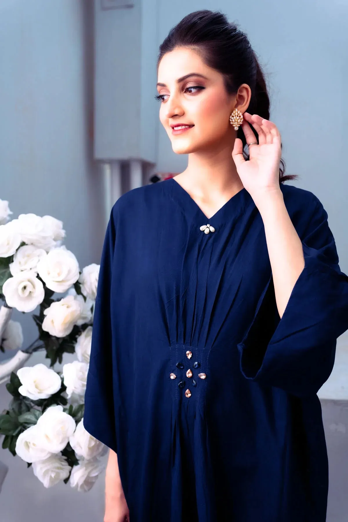 BLUE COCKTAIL SILK PRET 1 PC