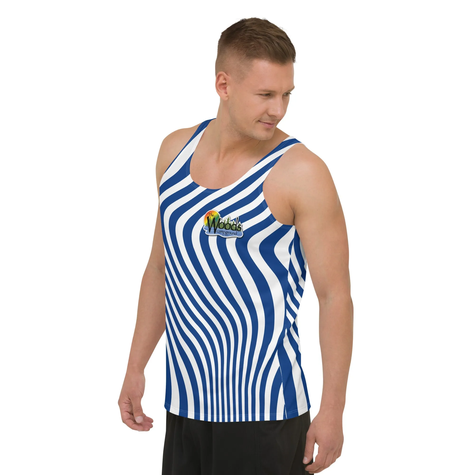 Blue Swirl Tank Top