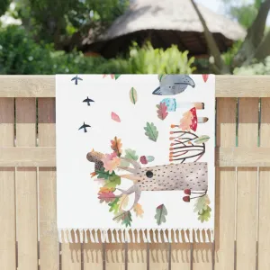 Bohemian Bliss Kaftan: Artisan Tassels and Vibrant Prints