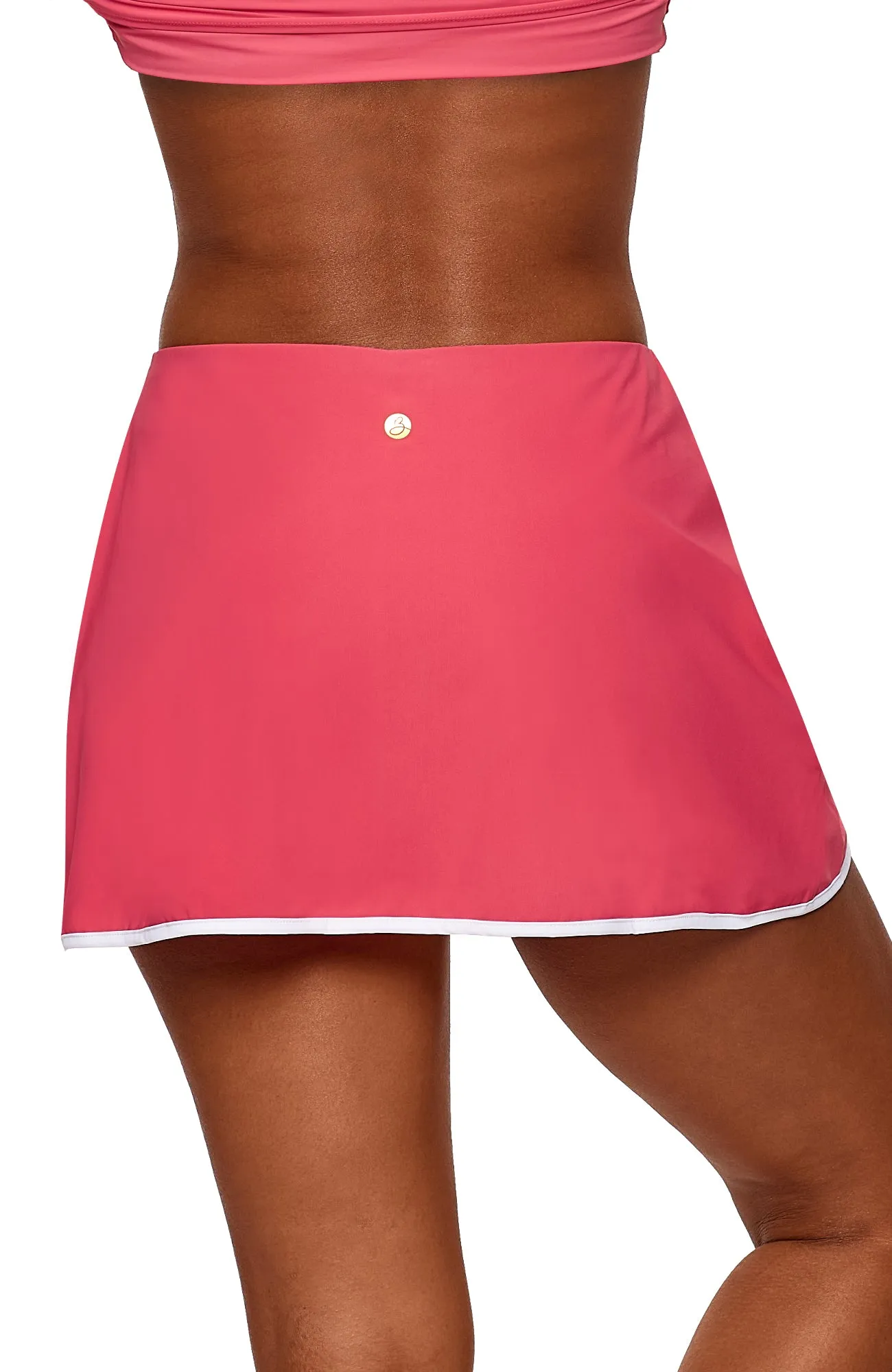 Box Pleated Tennis Skirt Geranium