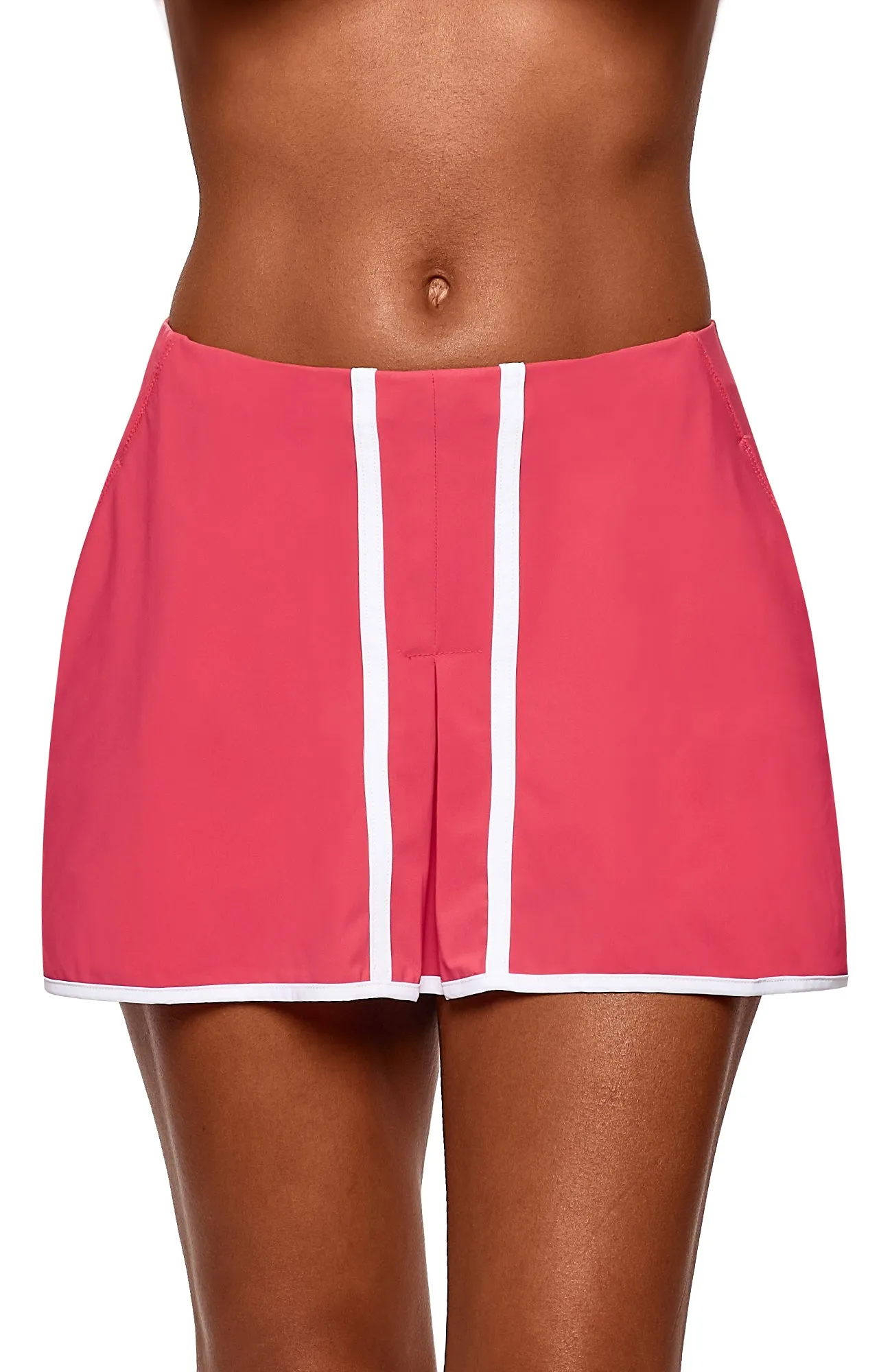 Box Pleated Tennis Skirt Geranium