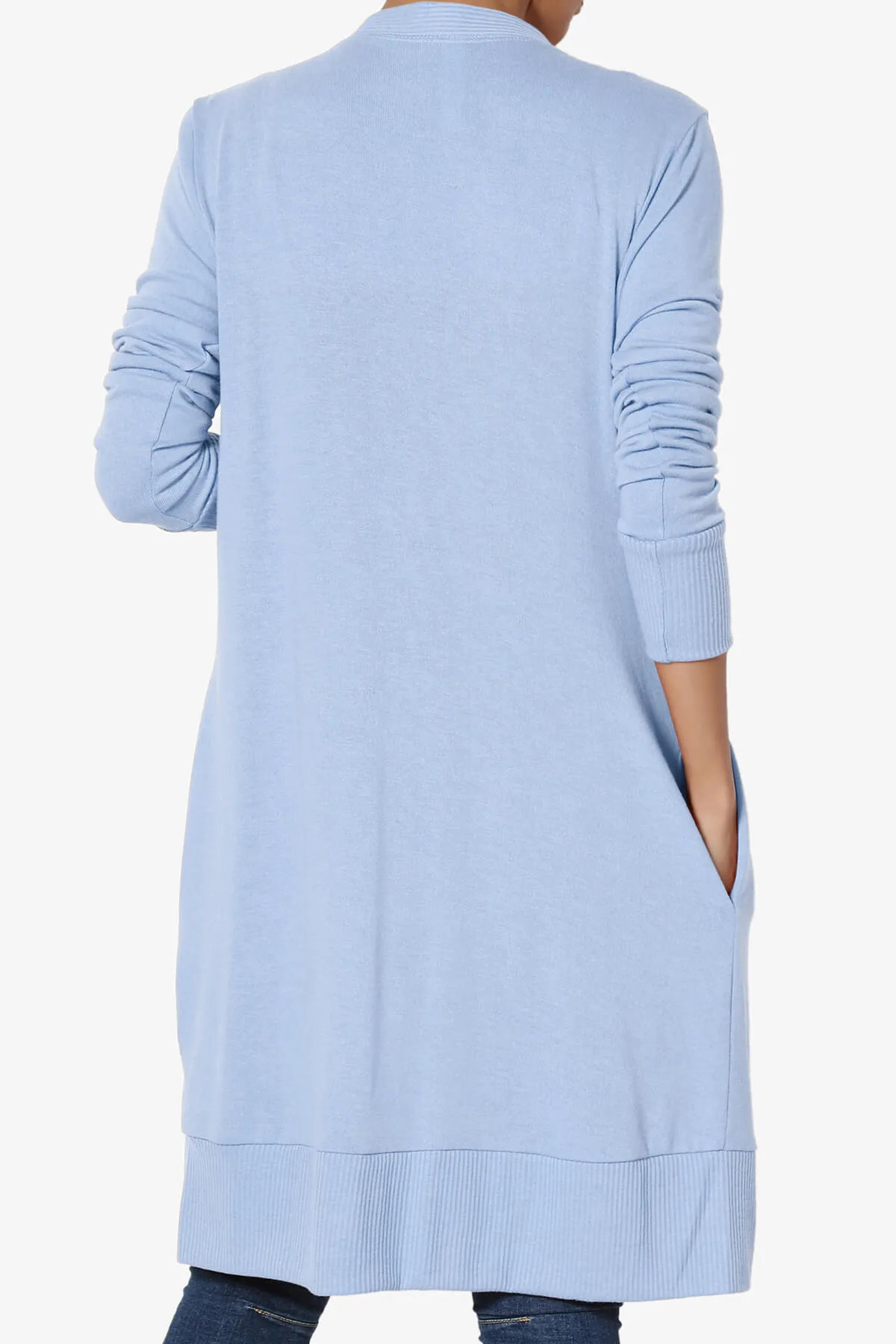 Braeden Snap Button Long Cardigan PLUS