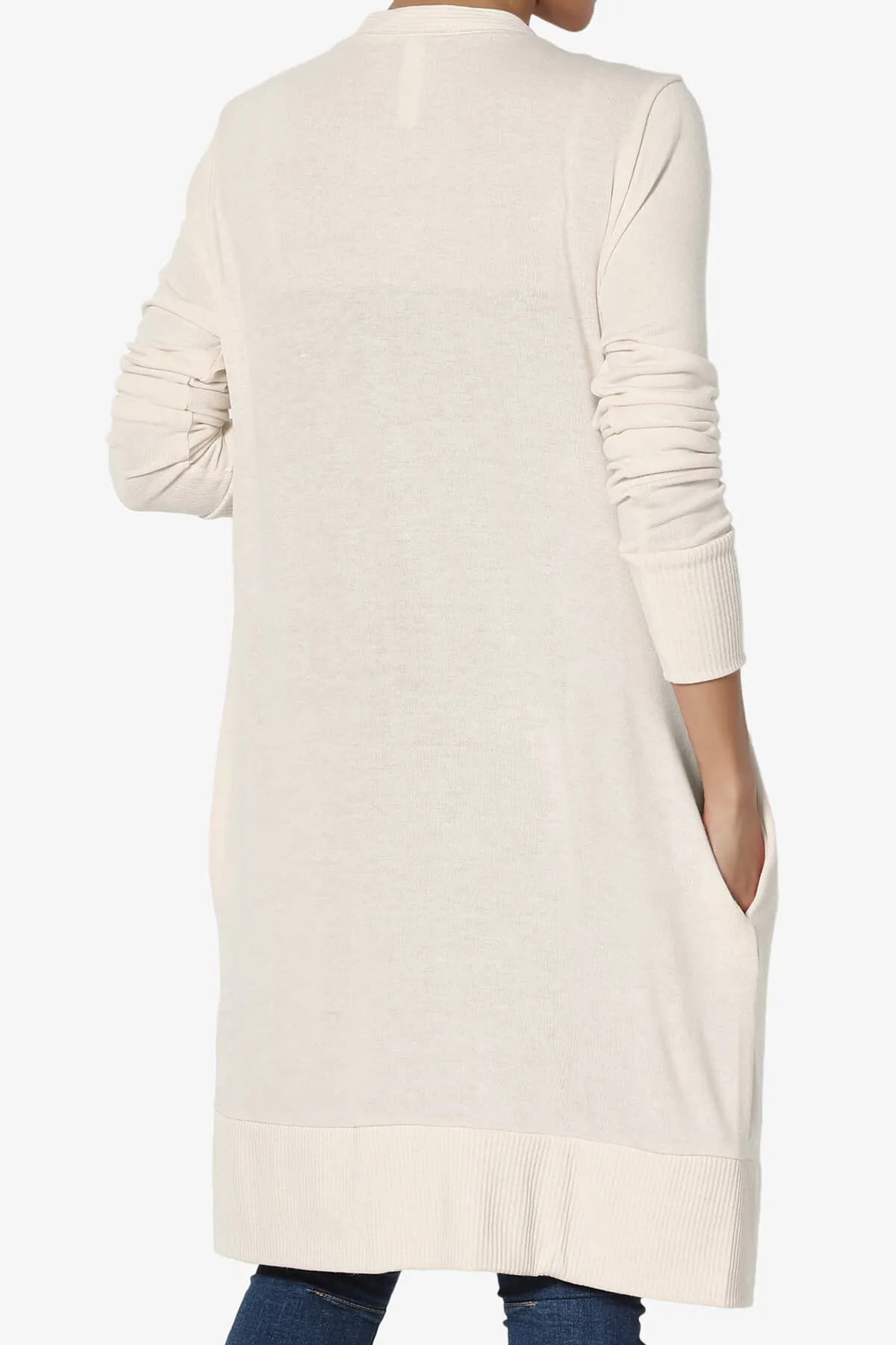 Braeden Snap Button Long Cardigan PLUS