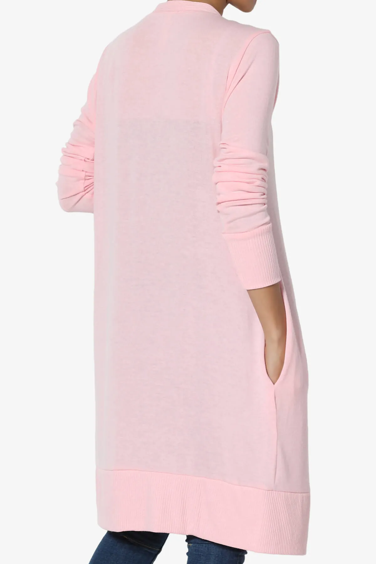 Braeden Snap Button Long Cardigan PLUS