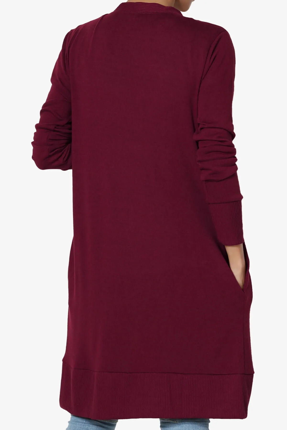 Braeden Snap Button Long Cardigan PLUS