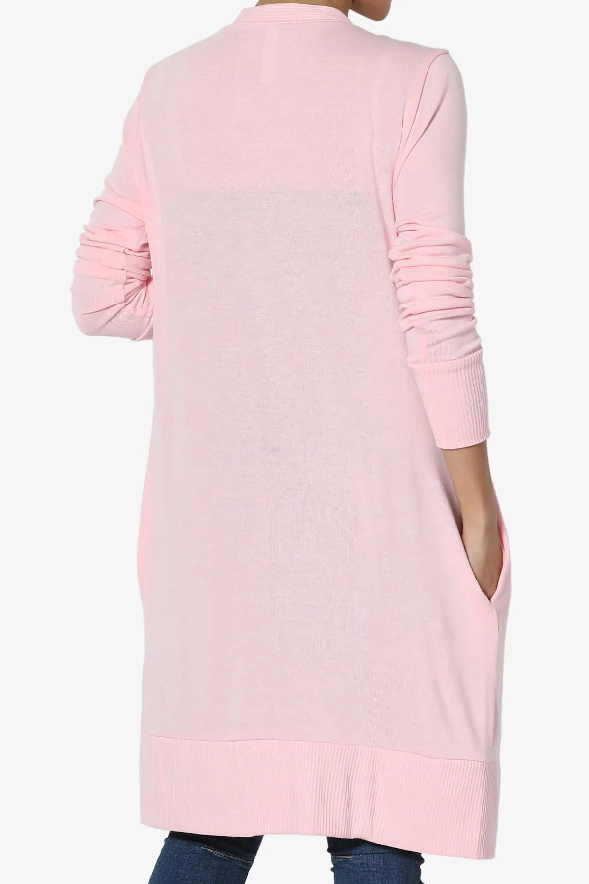 Braeden Snap Button Long Cardigan PLUS