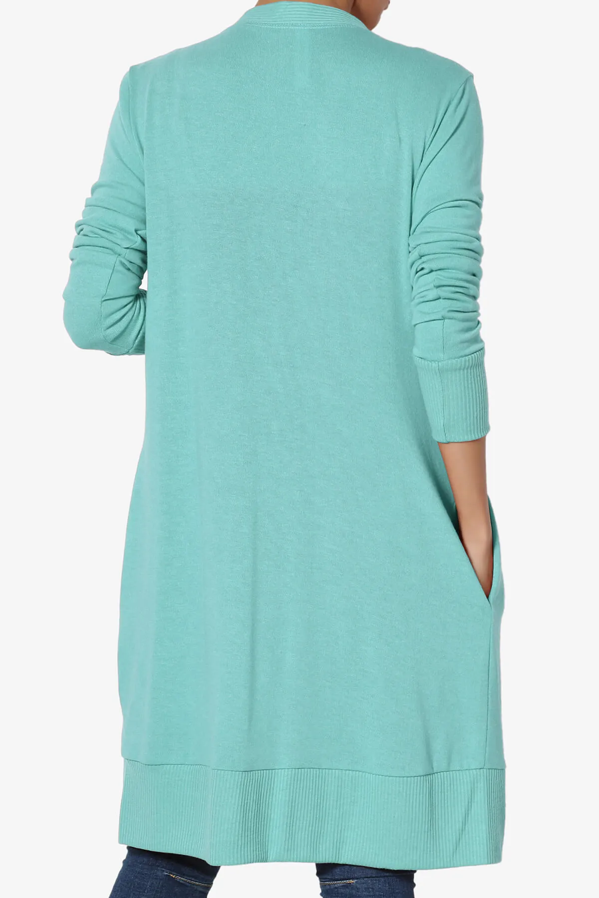 Braeden Snap Button Long Cardigan PLUS