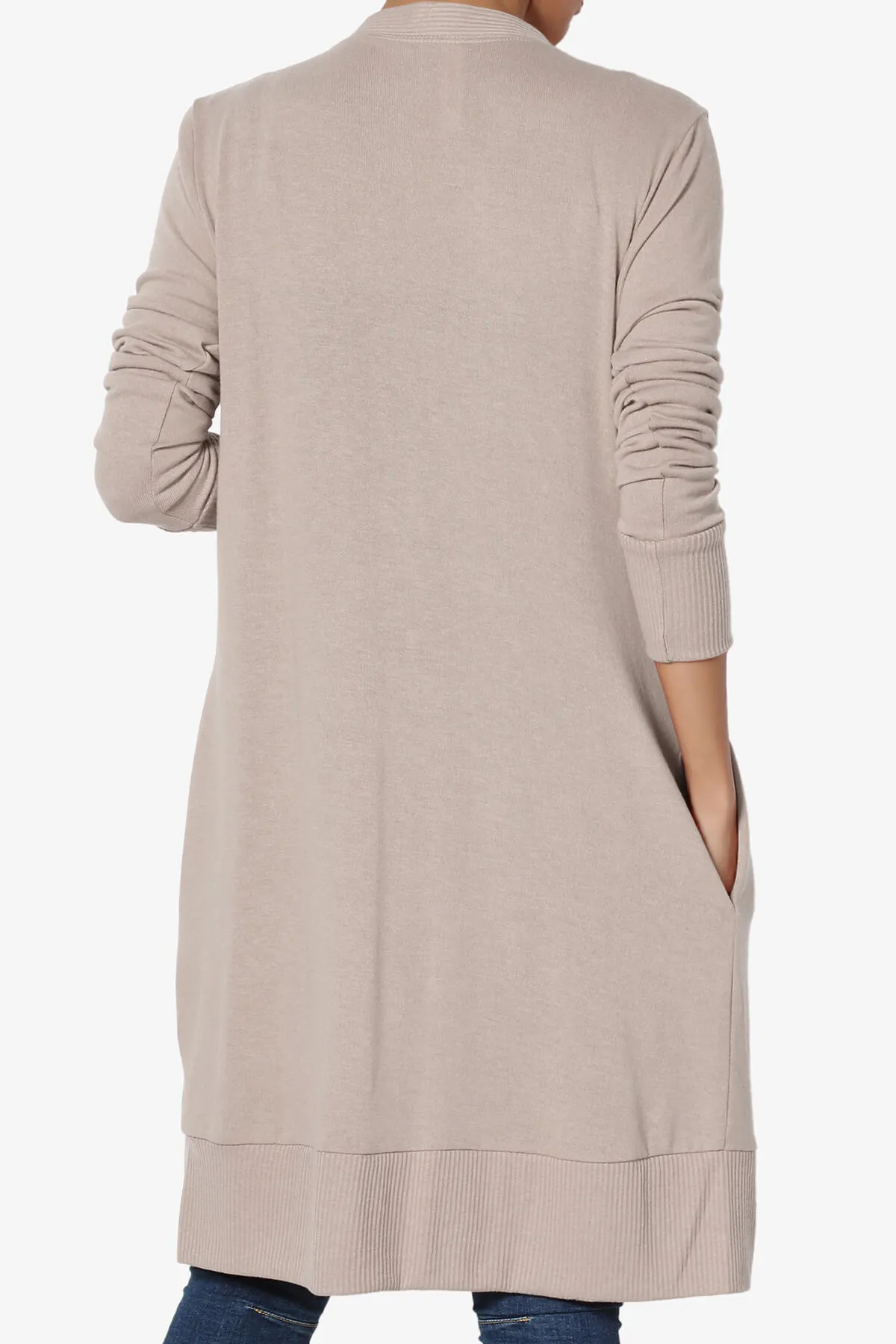 Braeden Snap Button Long Cardigan PLUS