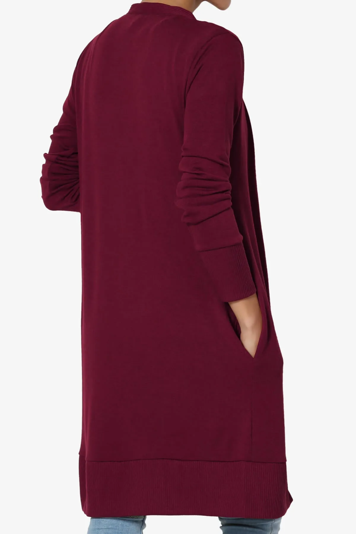 Braeden Snap Button Long Cardigan PLUS