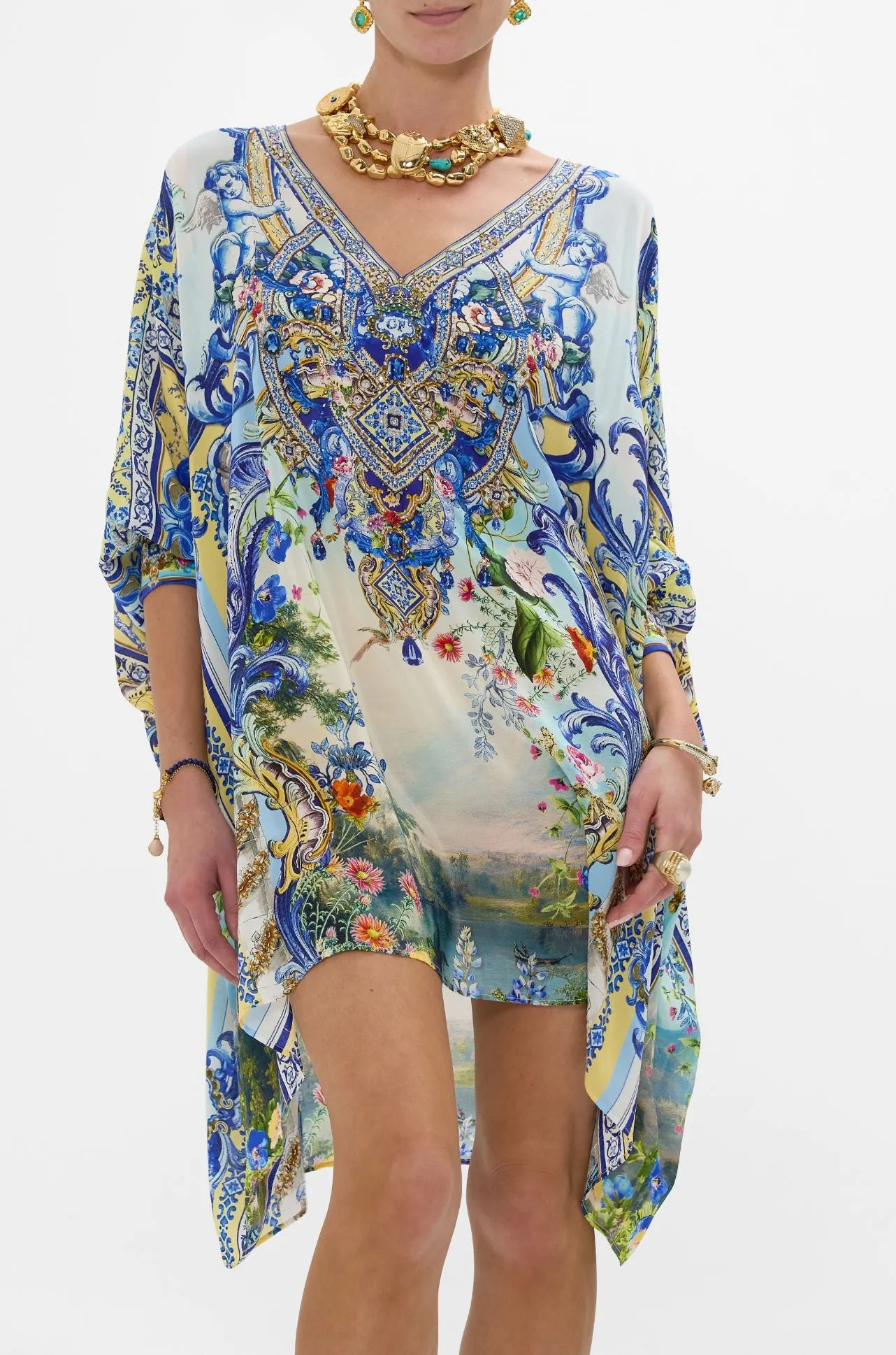 Camilla - Wall To Wall Wonders Short Kaftan with Cuff
