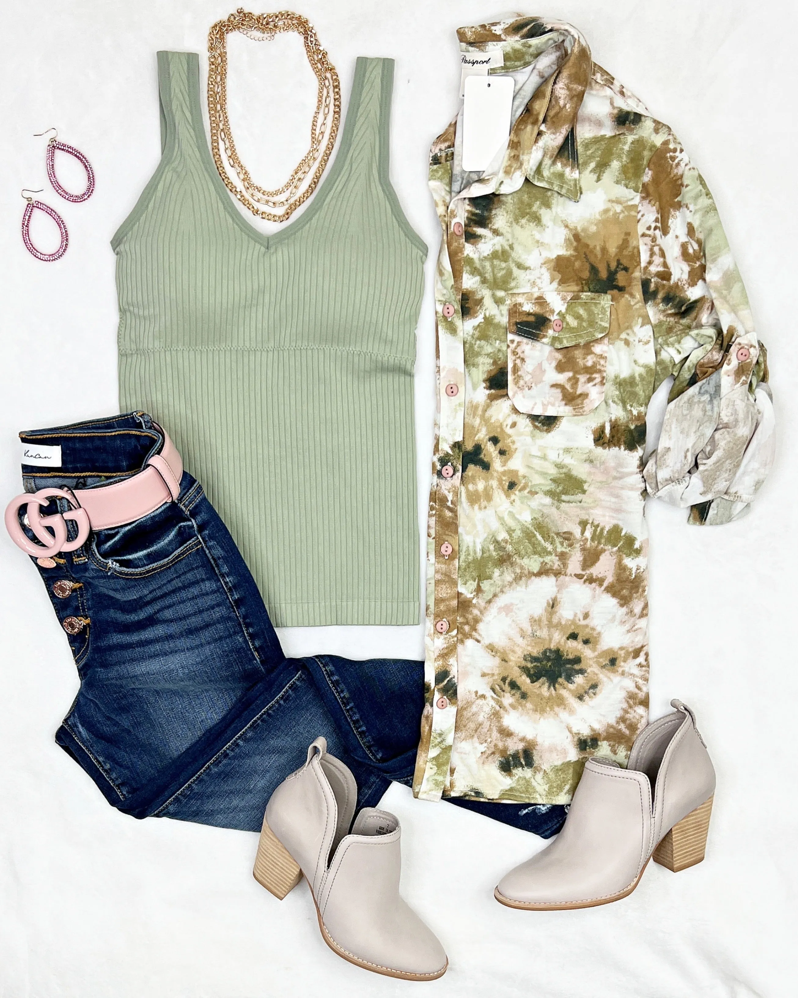 Casual & Comfy Tank - Sage