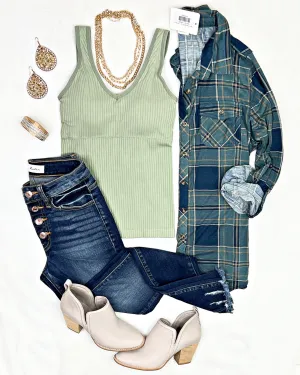 Casual & Comfy Tank - Sage