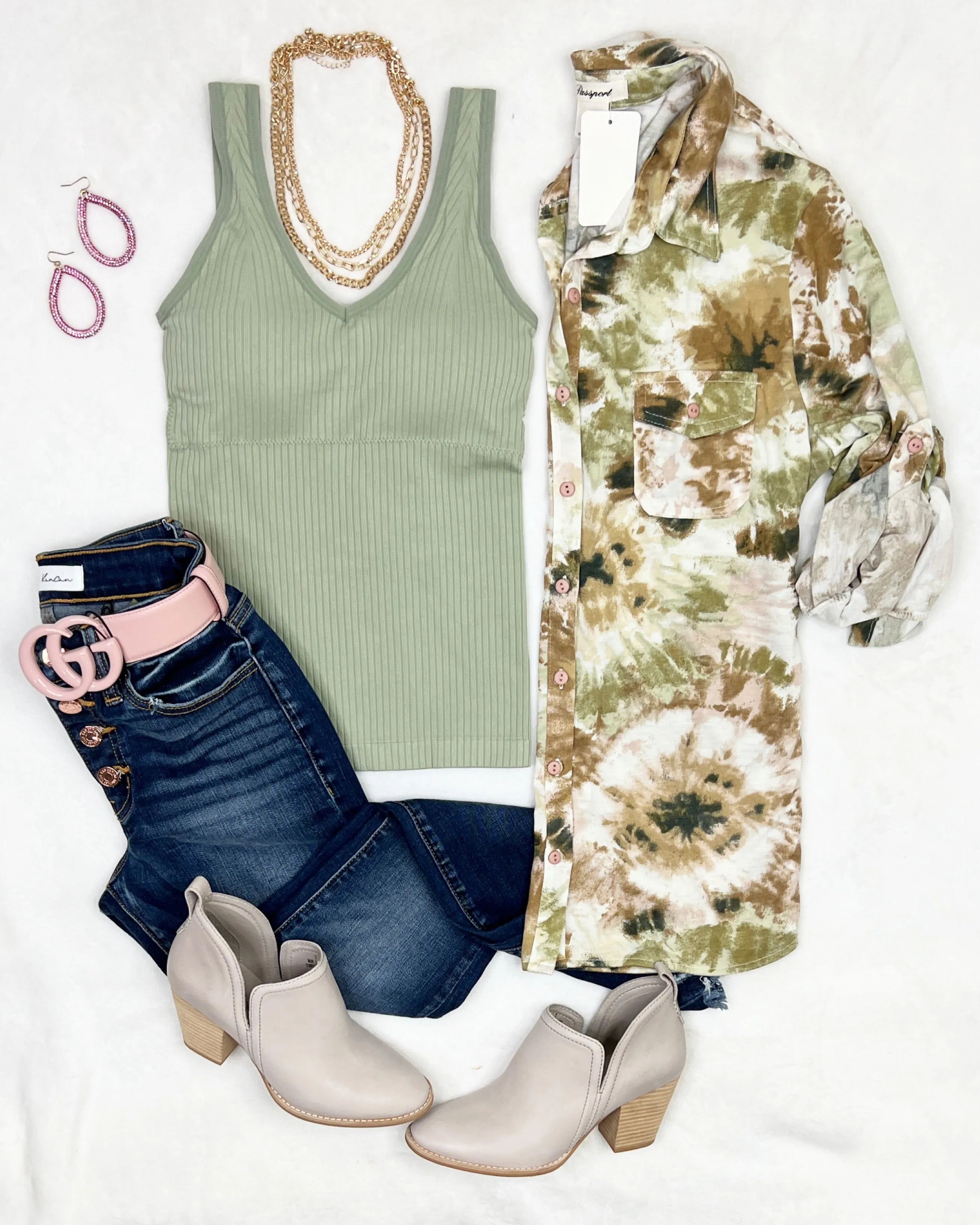 Casual & Comfy Tank - Sage