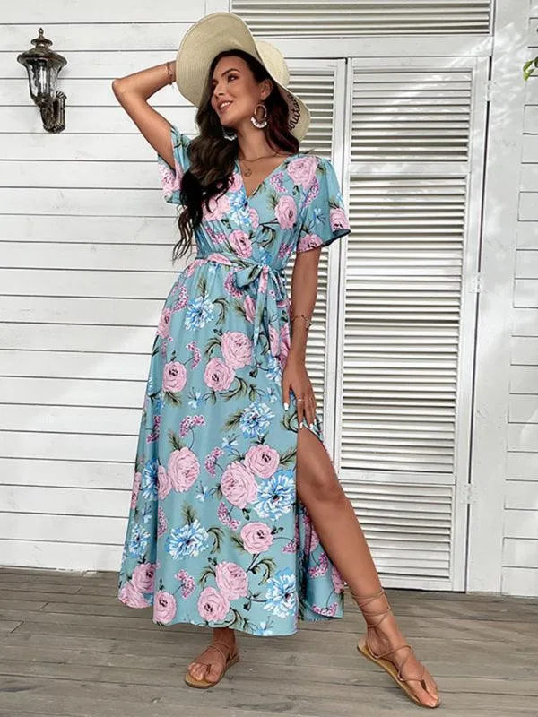 Chic Floral Delight Summer Dress for Effortless Style