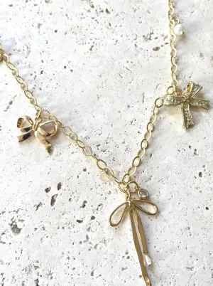 Clean and Simple Bow Necklace
