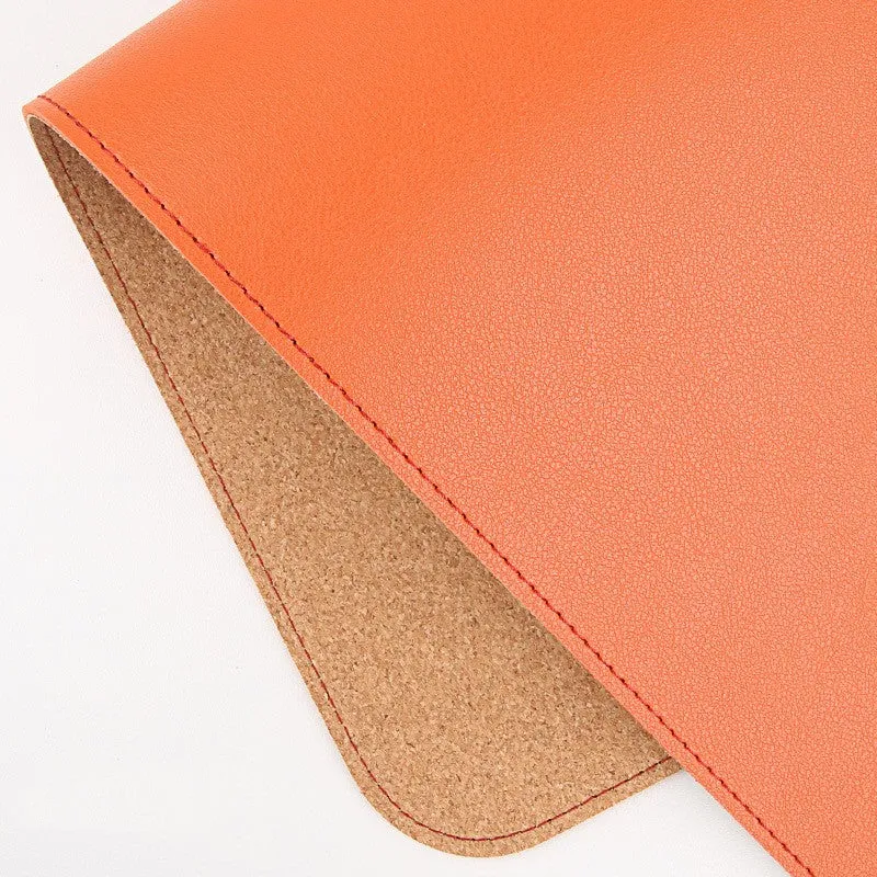 Cork Wood Large Mousepad Computer Keyboard Desk Pad