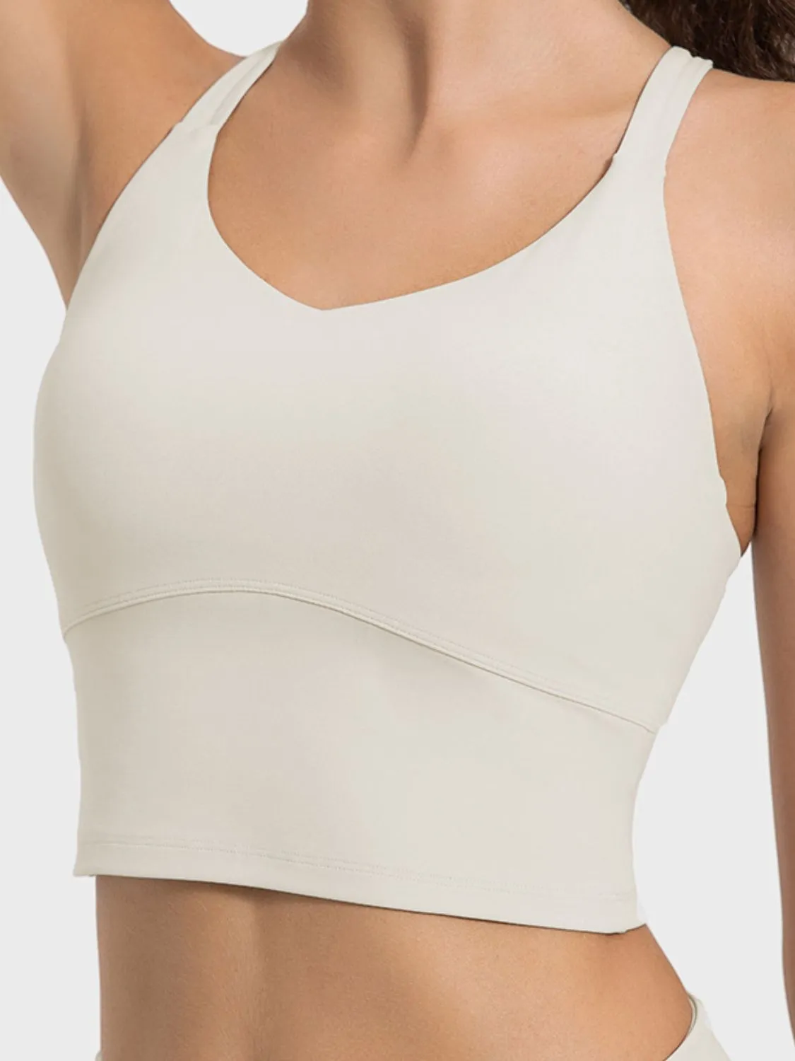 Crisscross Round Neck Active TankTop
