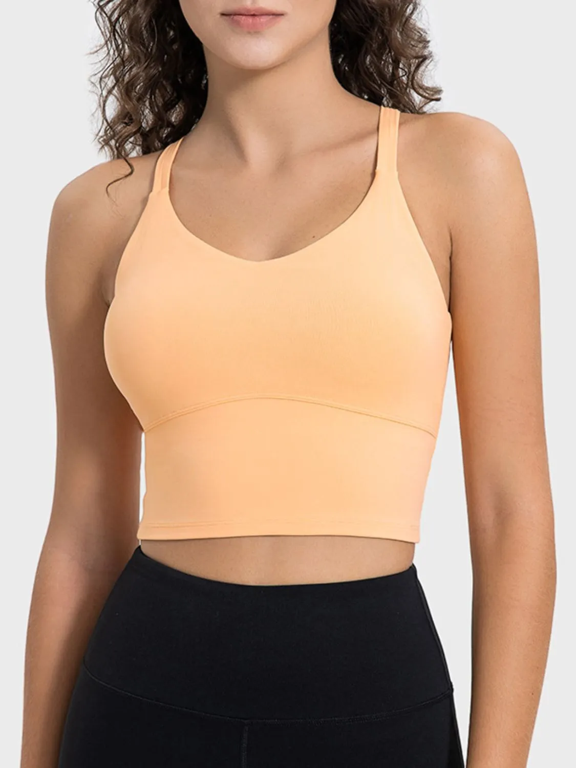 Crisscross Round Neck Active TankTop
