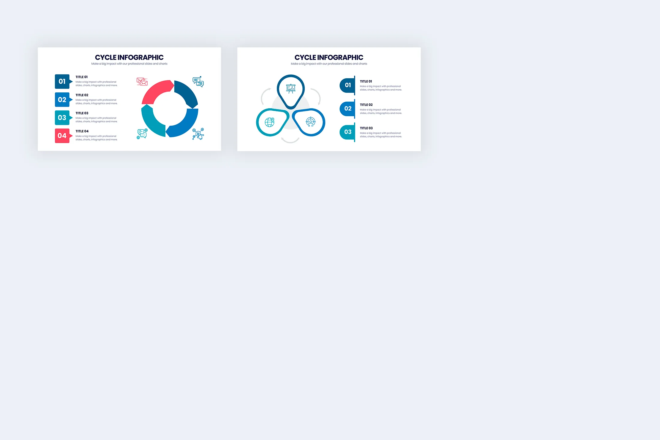 Cycle Illustrator Infographics Template