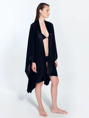 Delfina Black/Nude Kaftan