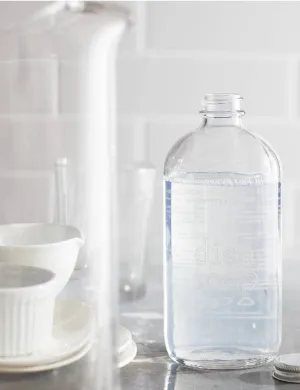 Dish Soap Empty Glass Refillable Bottle - 16 oz