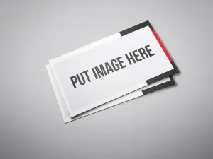 Free Simple Business Card Mockup