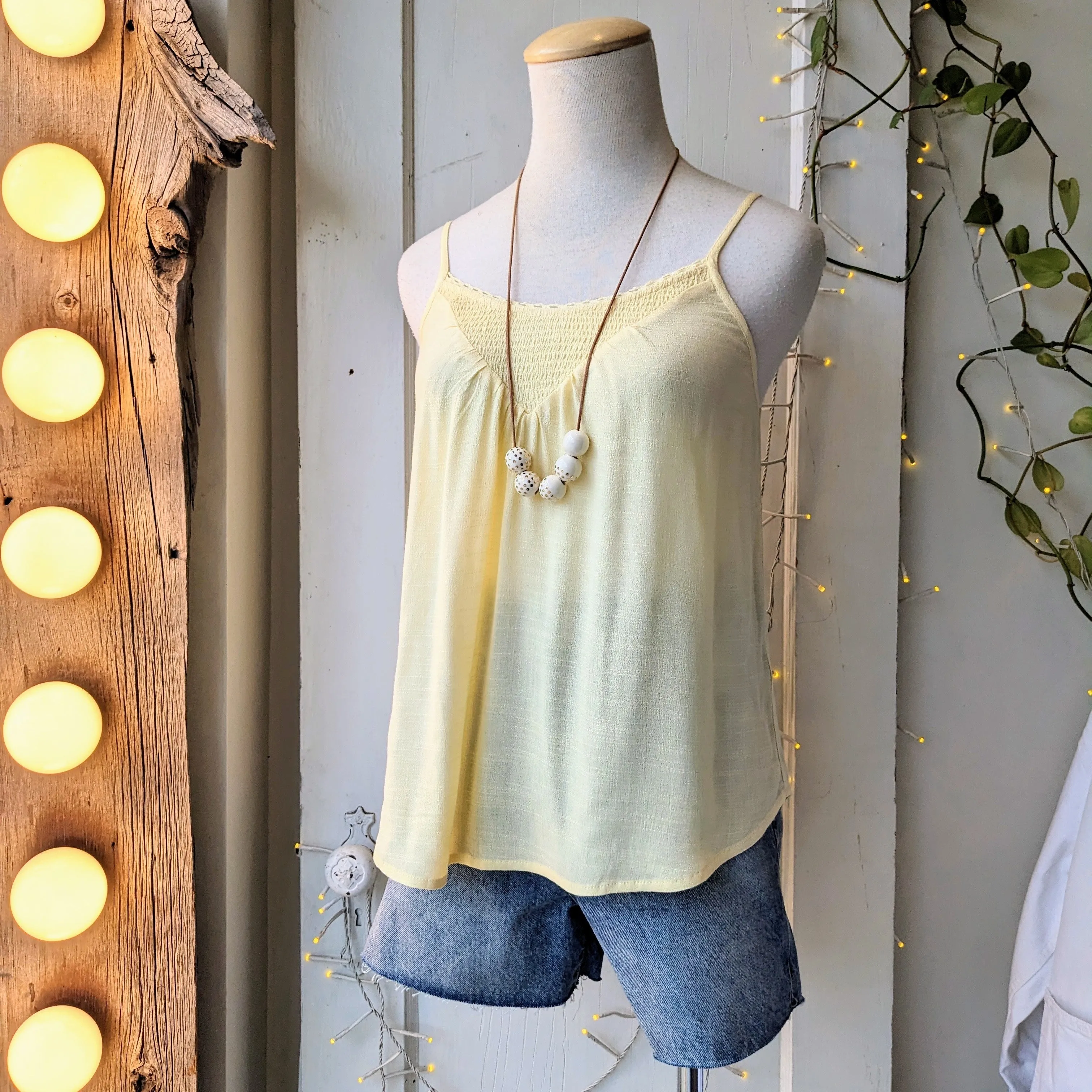 Gentle Fawn // Kahlo Tank Sunlight