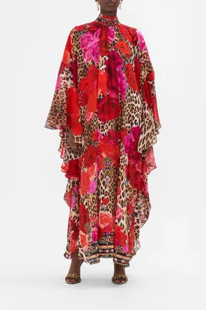 HIGH NECK RUFFLE KAFTAN HEART LIKE A WILDFLOWER