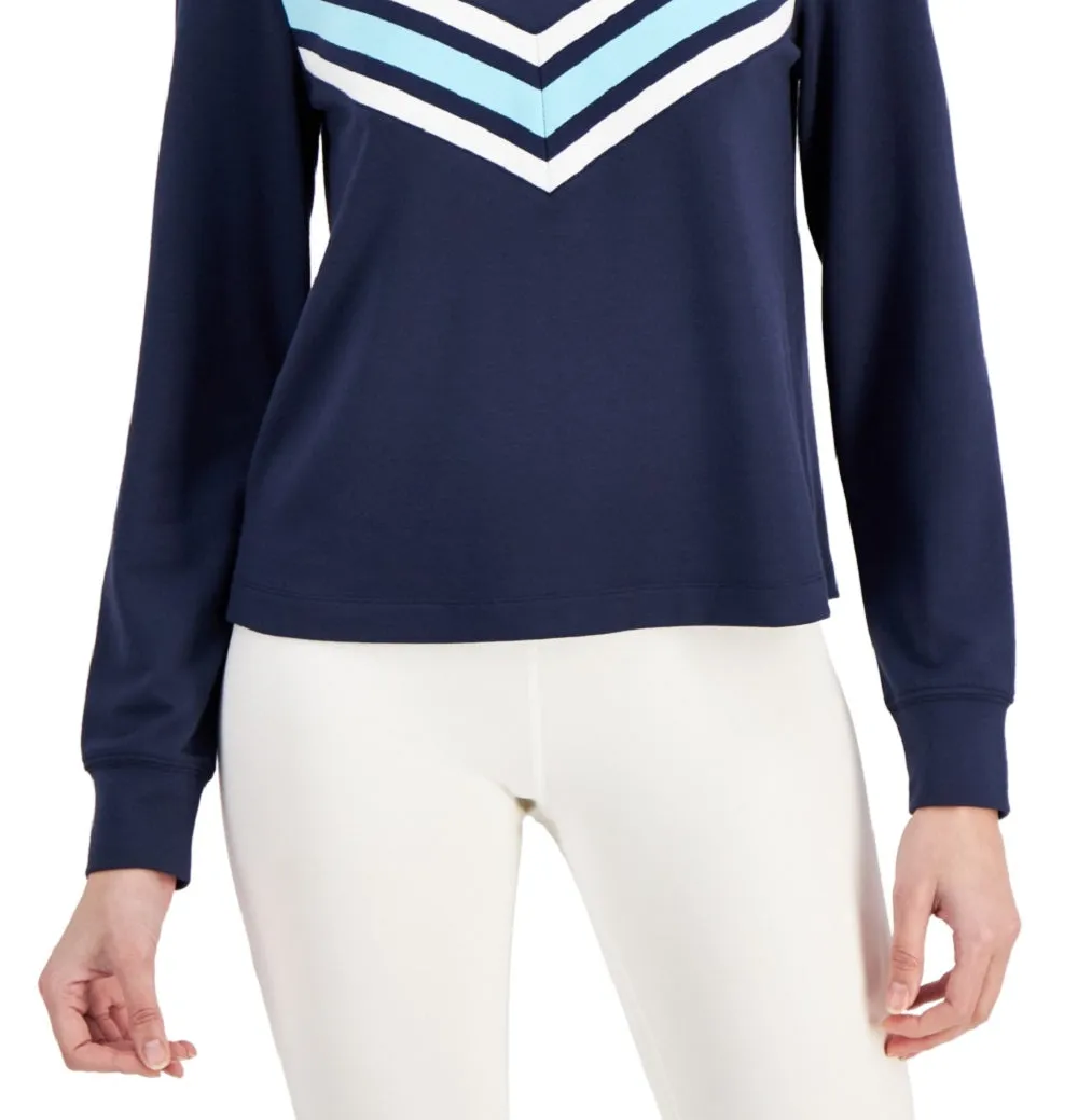 ID Ideology Women's Active Chevron Top Blue