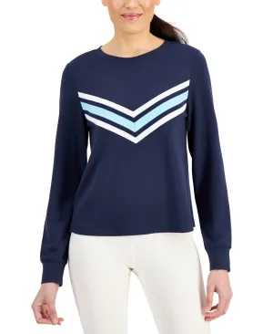 ID Ideology Women's Active Chevron Top Blue