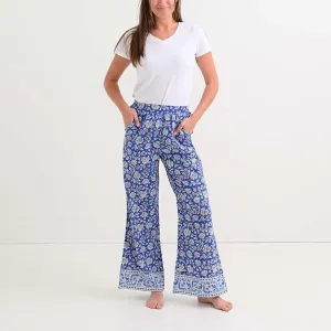 Jaipur Blooms Very Peri Beachy Pants