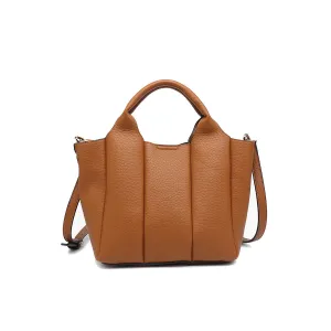 JEN & CO MADDOX SATCHEL BAG BROWN