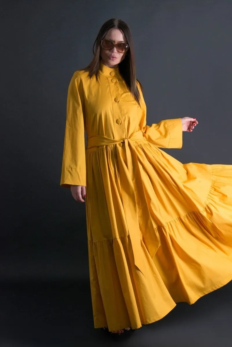 KIM Long flounces Kaftan