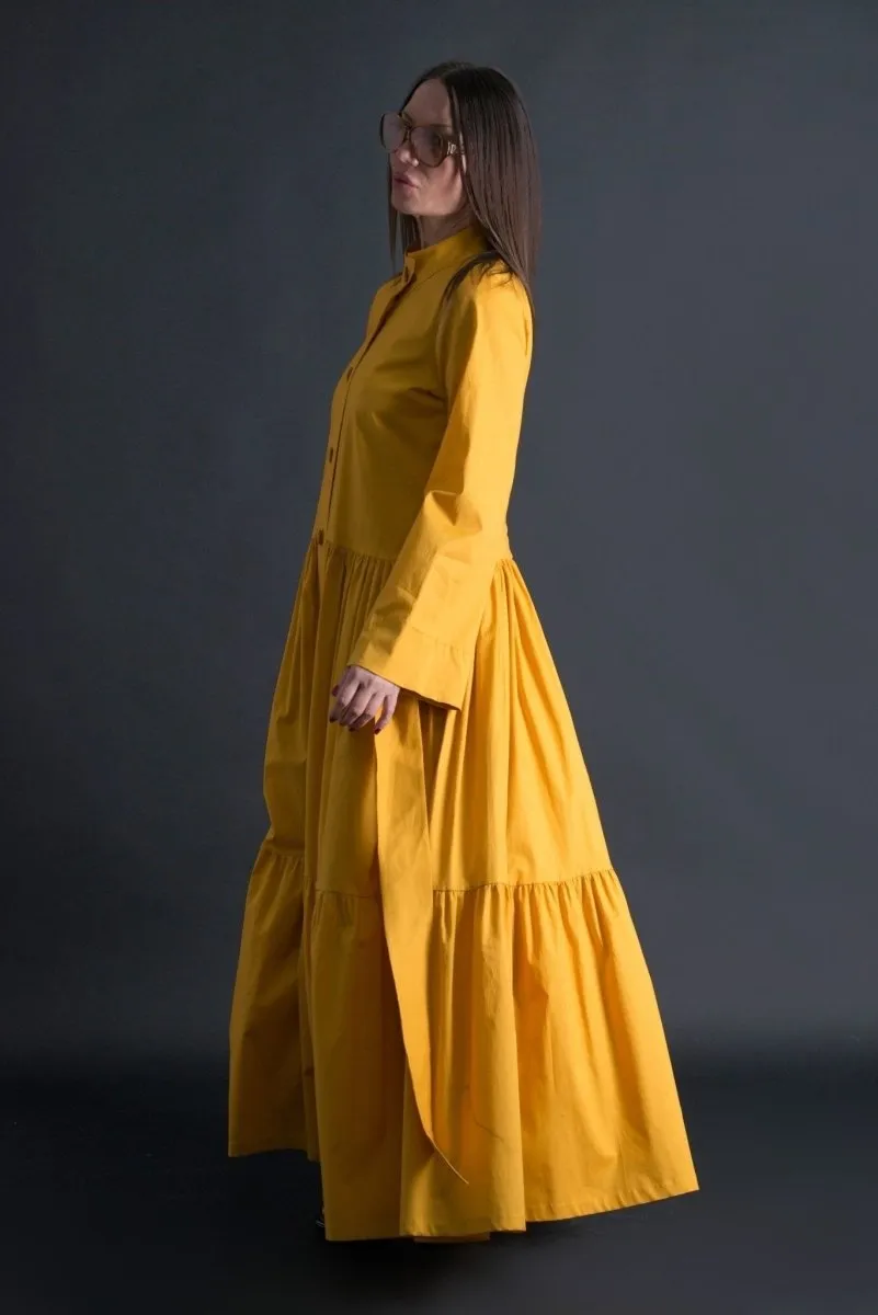 KIM Long flounces Kaftan