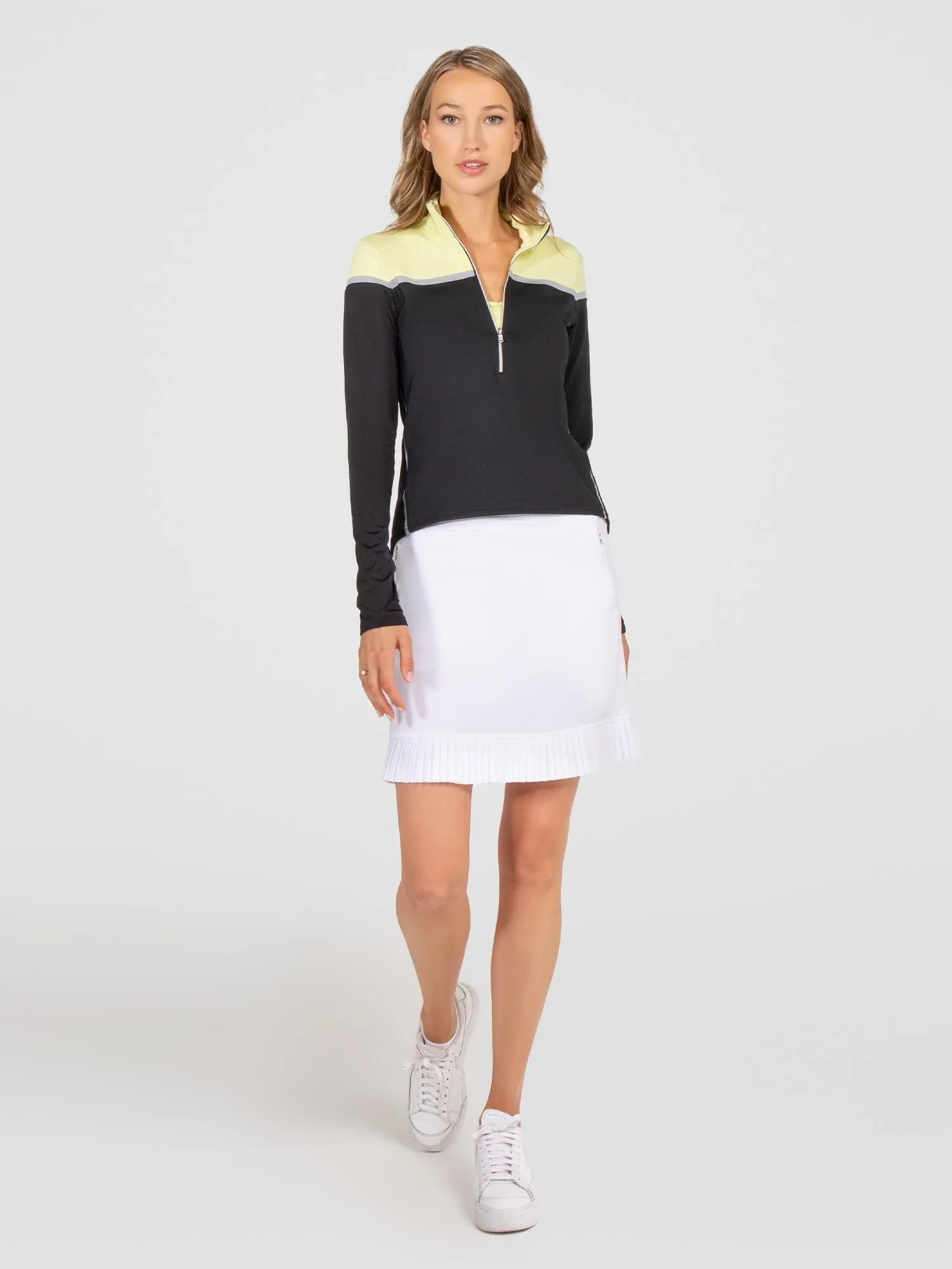 Lilian Performance Long Sleeve Half Zip - Black Combo