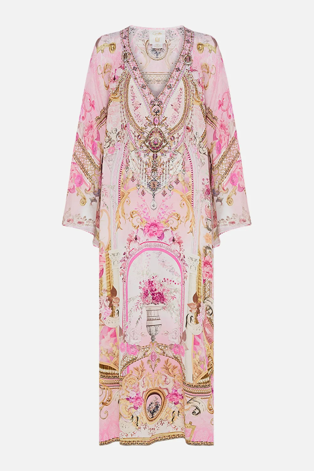 LONG RAGLAN SLEEVE FLARED KAFTAN FRESCO FAIRYTALE