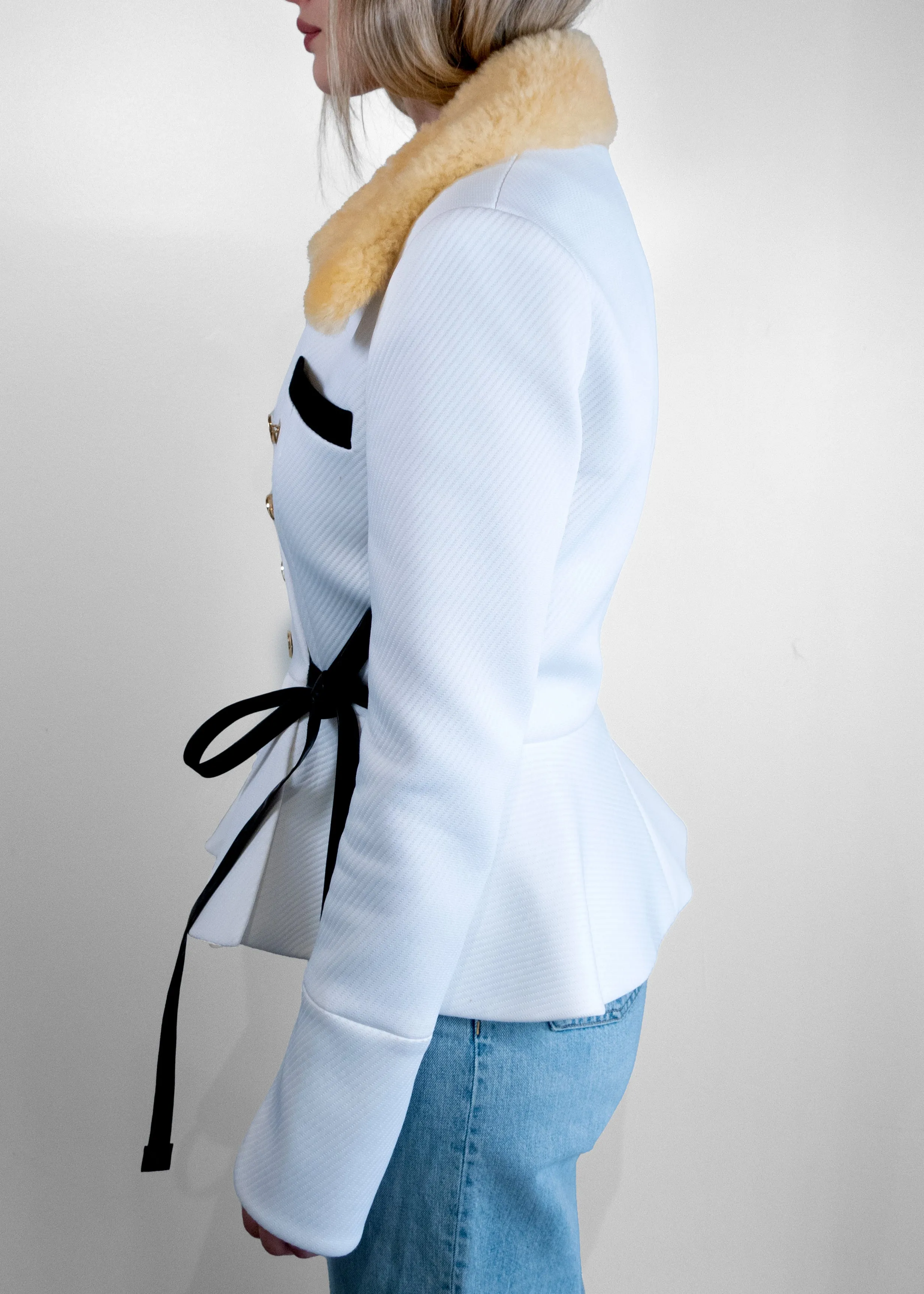 Louis Vuitton Double Breasted Belted Jacket