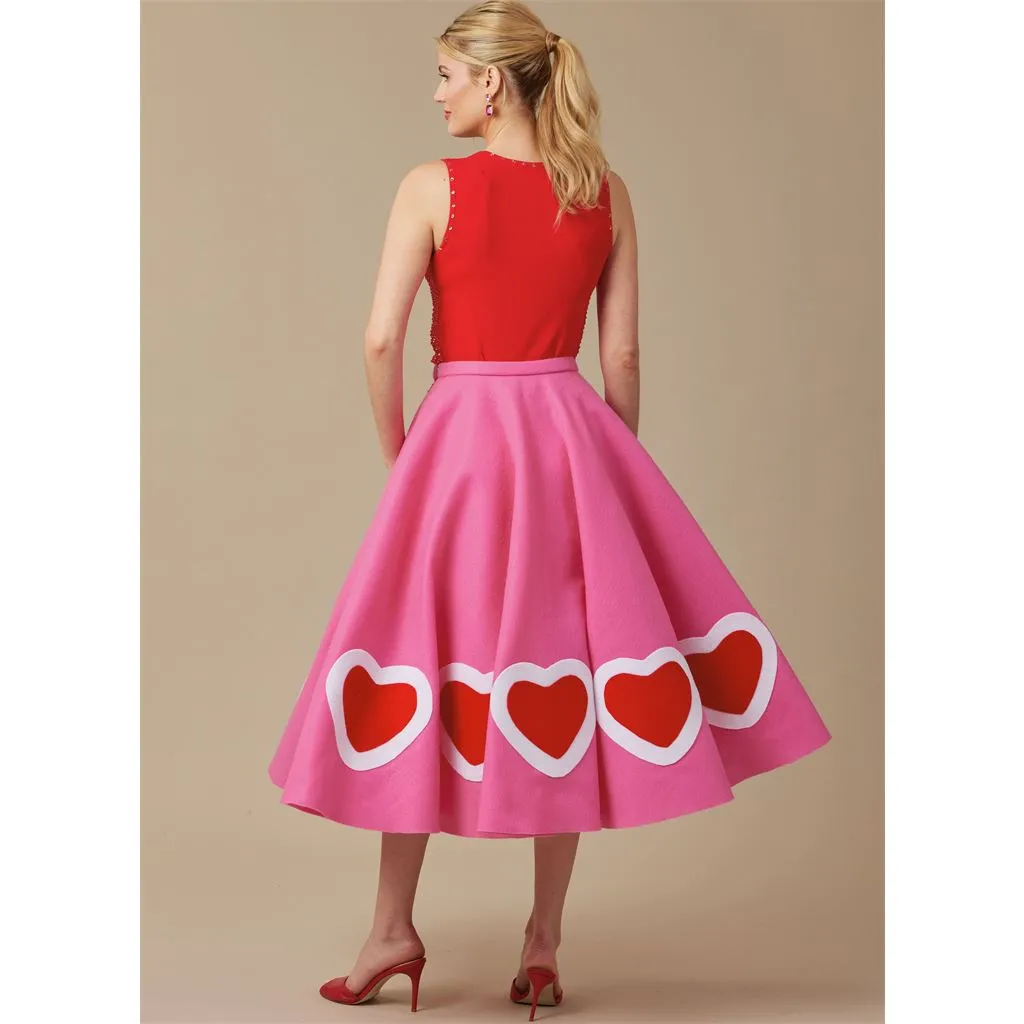 McCall's Pattern M8548 Misses' Circle Skirts