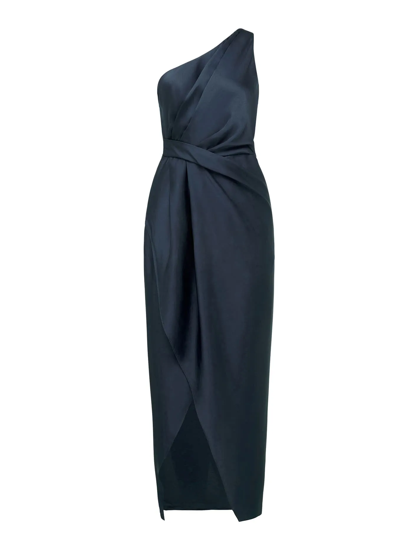 Melissa One Shoulder Satin Dress