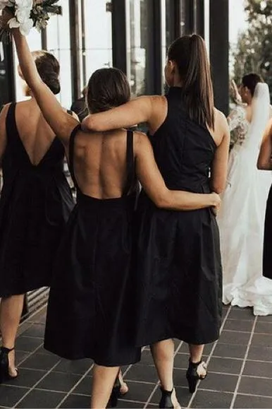 Mismatched Elegant Modest Popular Formal Hot  Short Bridesmaid Dresses, WG412