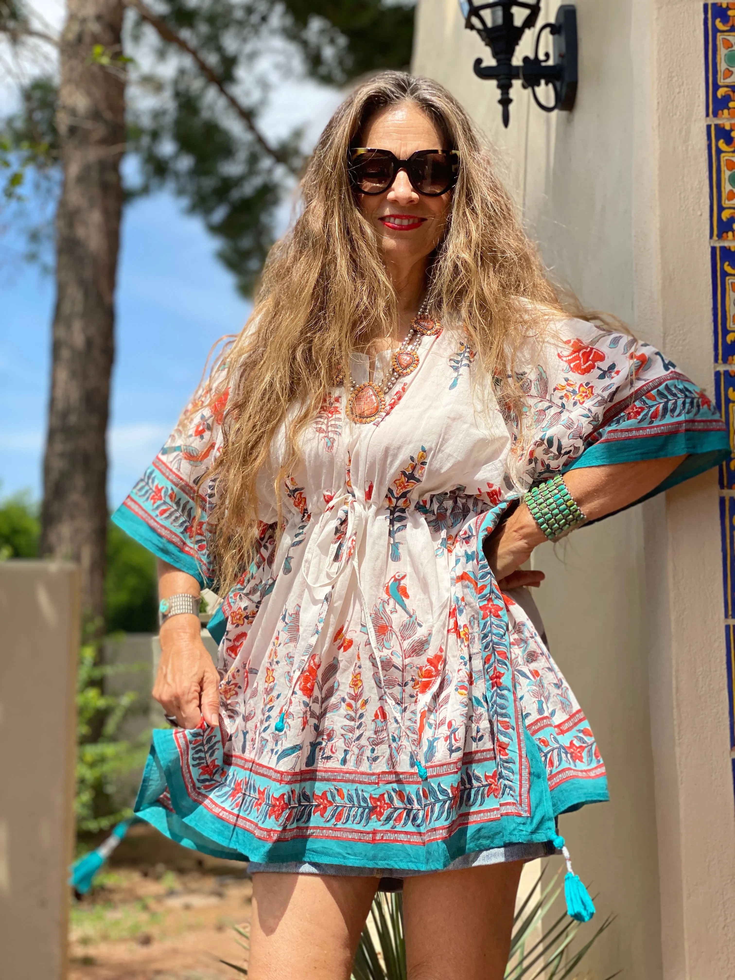 Nirvana Short Cotton Kaftan Store Credit