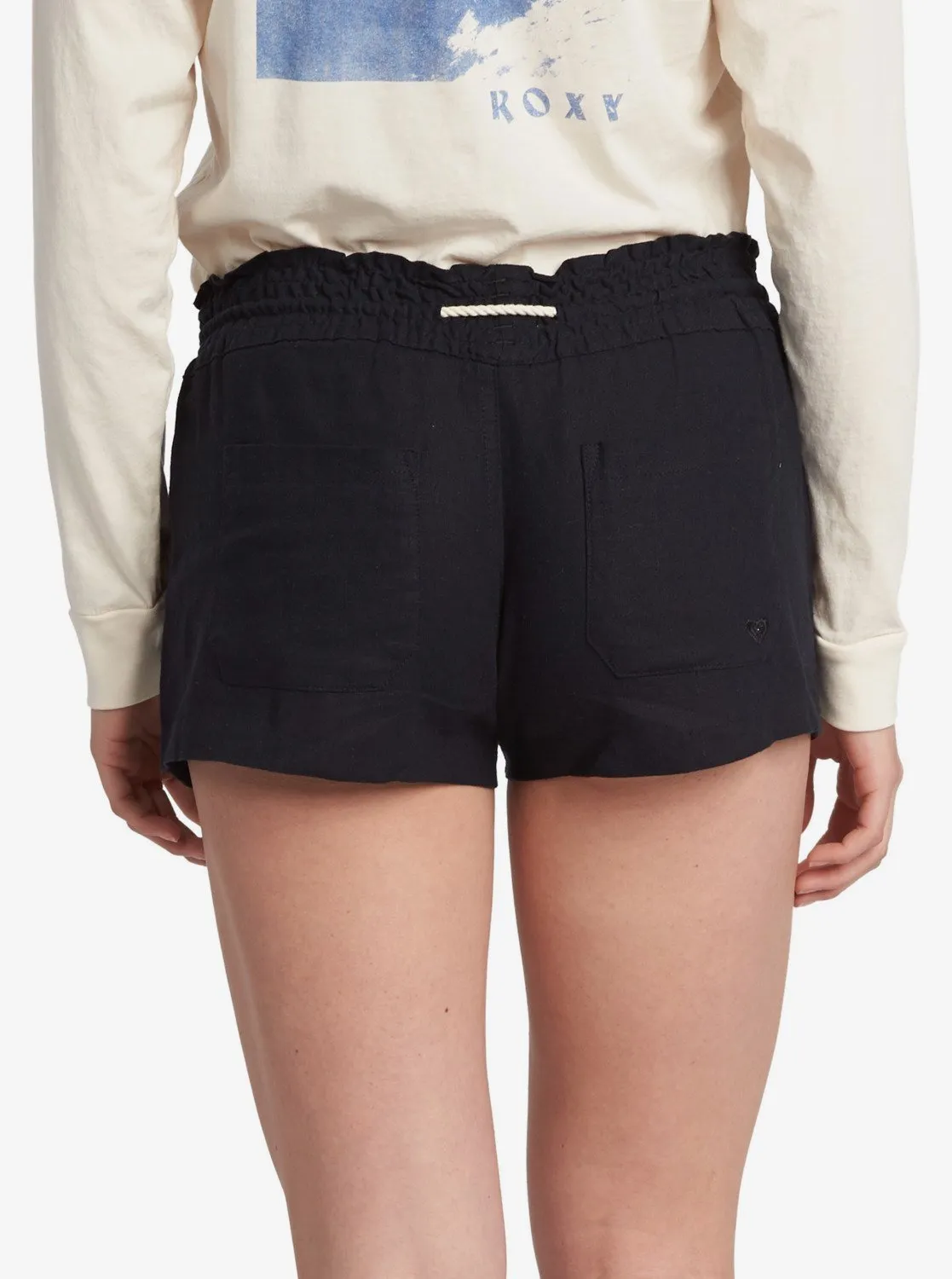 Oceanside Elasticized Shorts - True Black