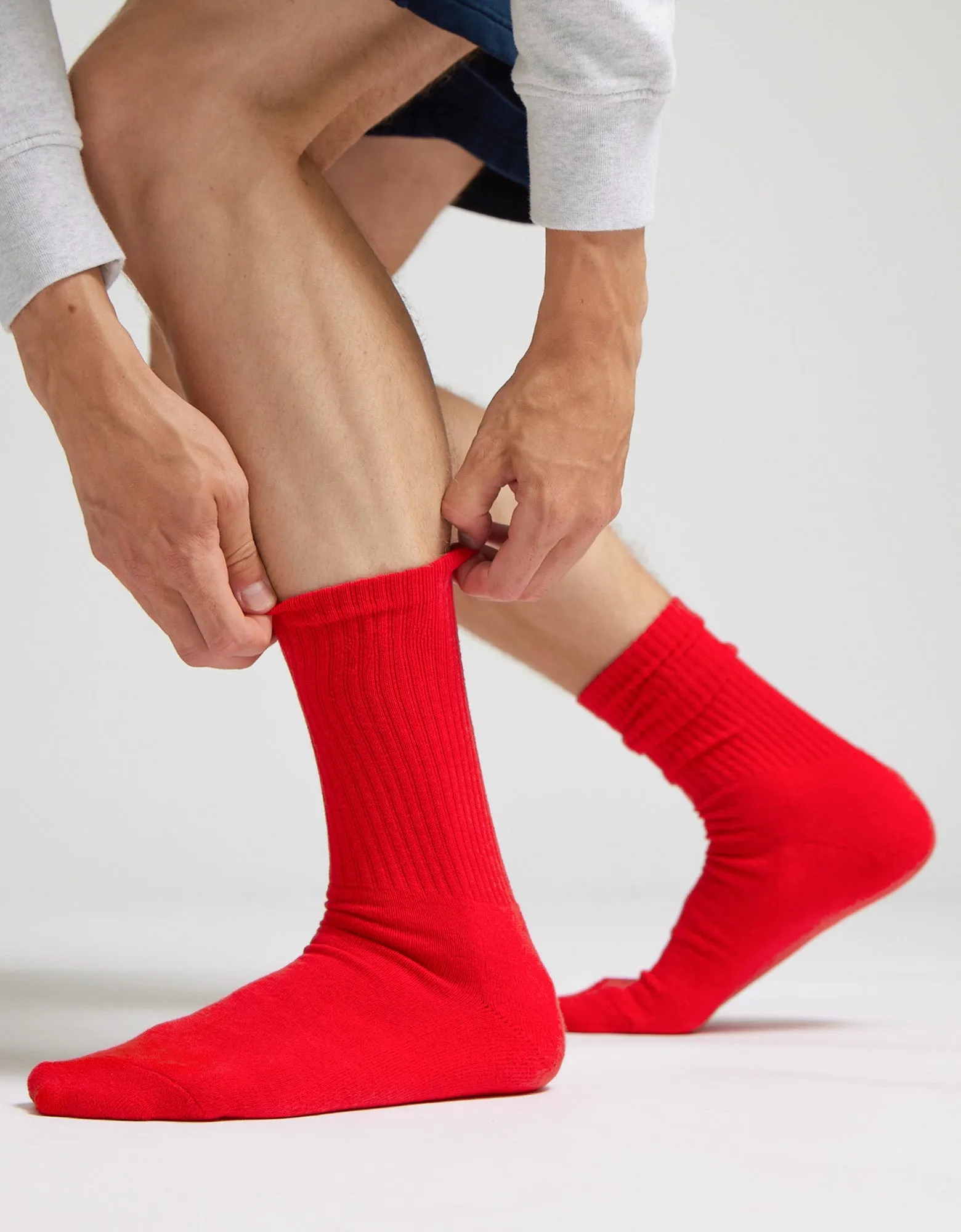 Organic Active Sock - Limestone Grey