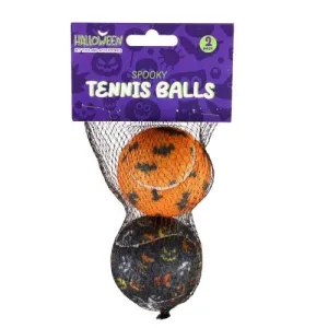 Pet Brands 2pk Spooky Tennis Balls