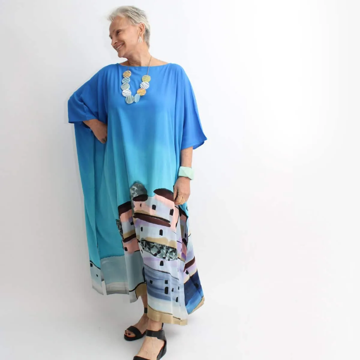 Picture Perfect Kaftan - Santorini